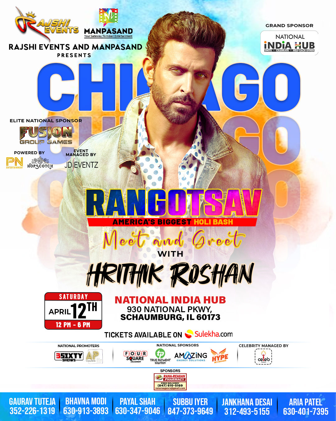 Rangotsav Holi Festival Chicago